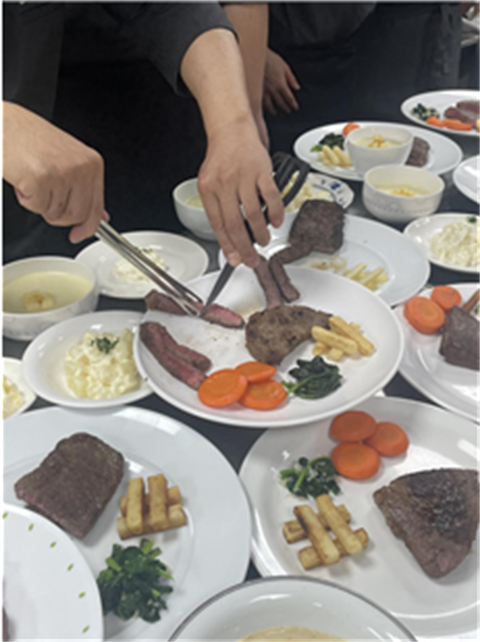 👨‍🍳서양조리 실습 - 스테이크, 포테이토 샐러드, 포테이토 크림 수...